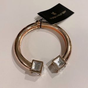 Worthington Rock Candy Bangle Bracelet Rose Gold New One Size